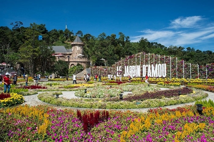 Vườn hoa Le Jardin D’Amour: bản đồ 9 khu vườn nổi tiếng