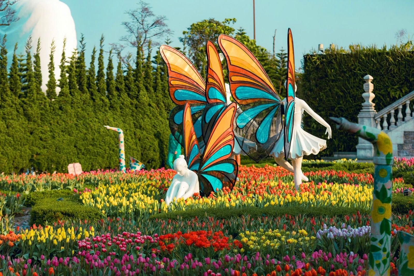 Vườn hoa Le Jardin D’Amour: bản đồ 9 khu vườn nổi tiếng