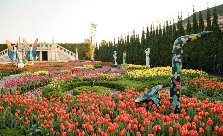Vườn hoa Le Jardin D’Amour: bản đồ 9 khu vườn nổi tiếng