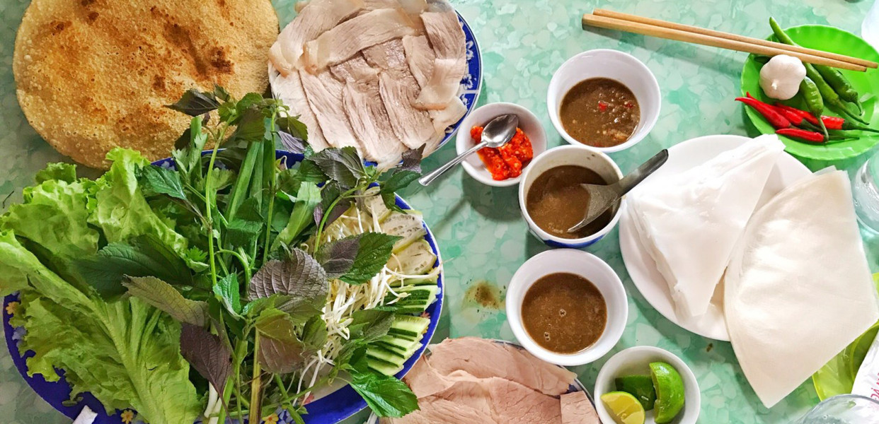 Bánh tráng cuốn thịt heo Đà Nẵng ăn ở đâu?