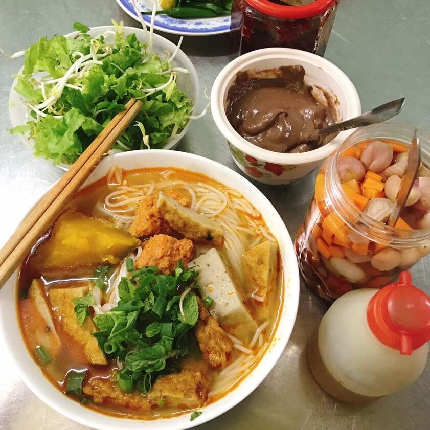Bún chả cá Đà Nẵng quán ngon cho bữa sáng