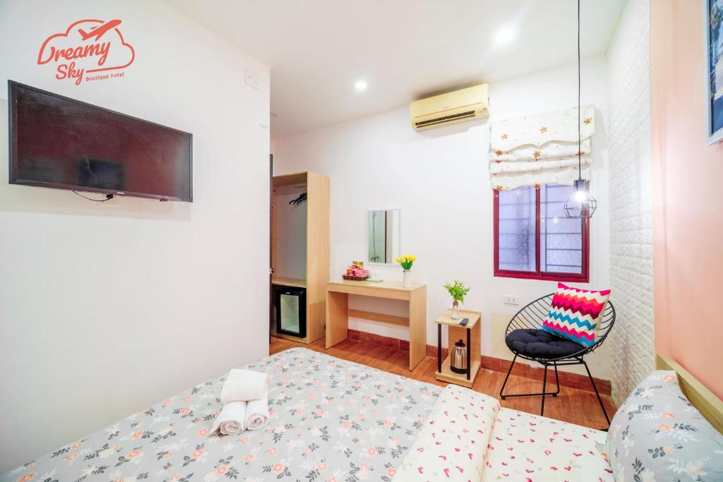 Dreamy Sky Boutique Hotel review chi tiết về phòng nghỉ, tiện ích và vị trí