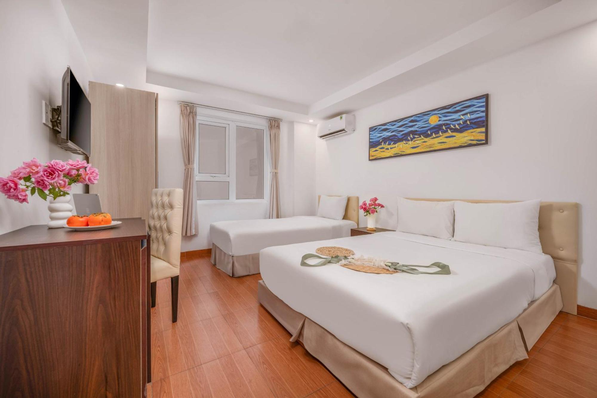 Haya Hotel điểm lưu trú tiện nghi gần biển Mỹ Khê