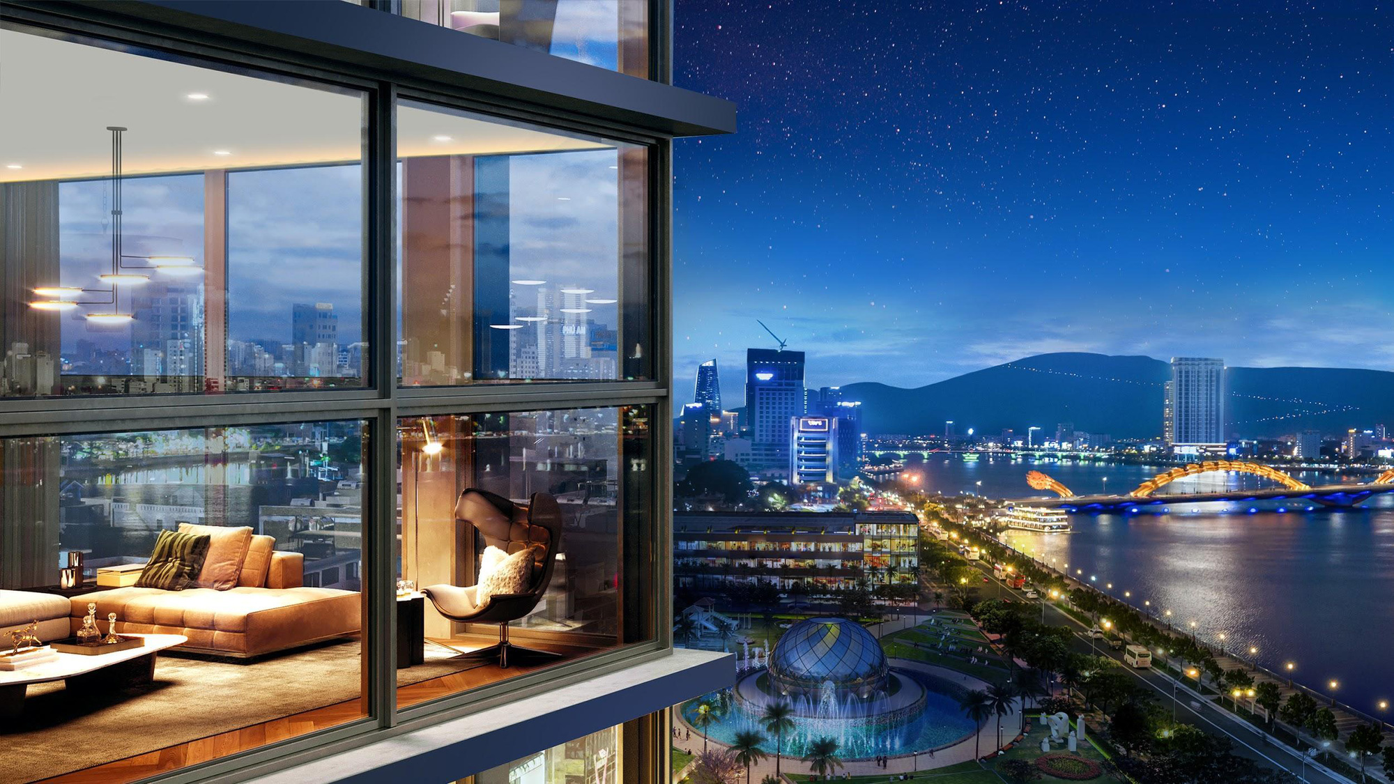 Khách sạn view sông Hàn ngắm Cầu Rồng đẹp