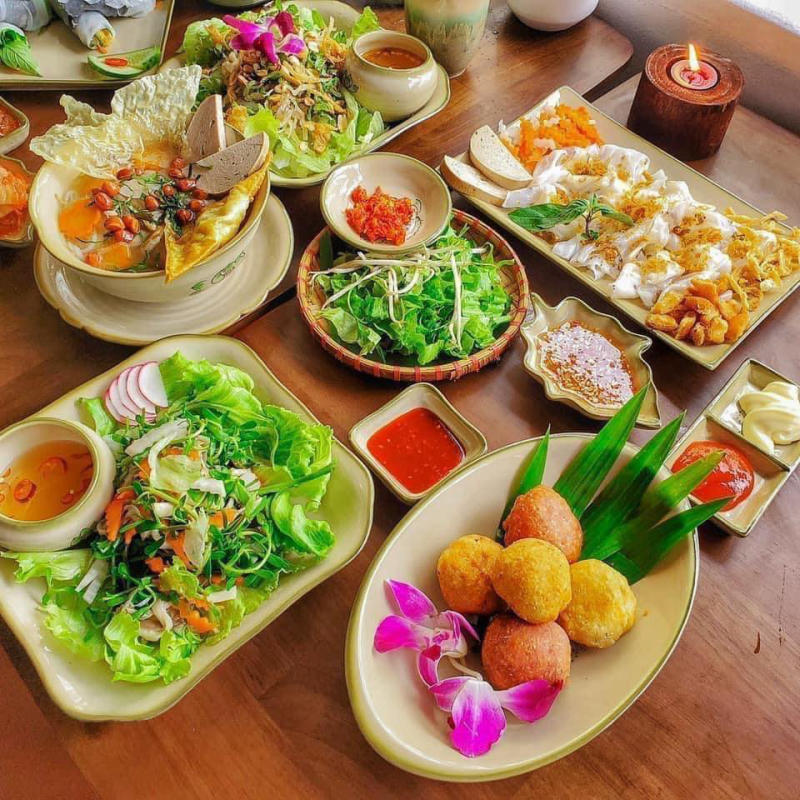 Quán chay Đà Nẵng ngon không gian yên tĩnh